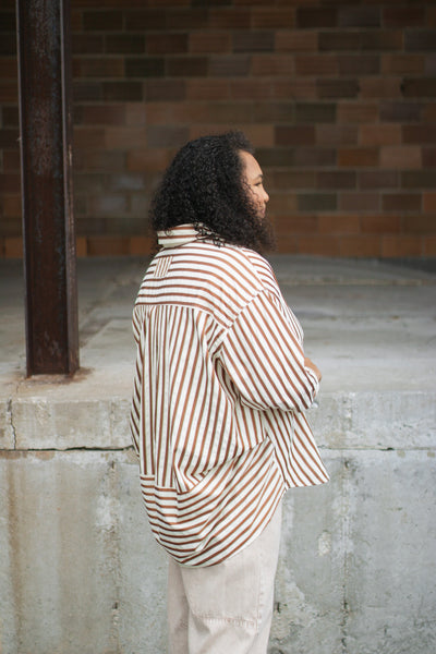 Charley Striped Button Down