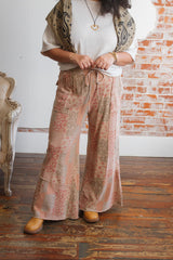 Rylee Floral Knit Tie Pants