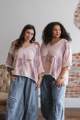 Elise Patchwork Star Top