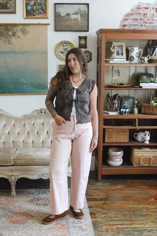 Wylie Striped Barrel Jeans