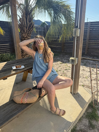 Wren Denim Weekend Set