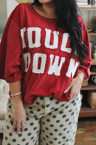 Taryn Touch Down Oversized Tee