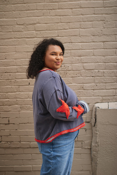 Lanie Boxy Star Long Sleeve