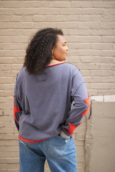 Lanie Boxy Star Long Sleeve
