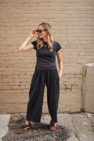 Hollis Mineral Washed Athleisure Set