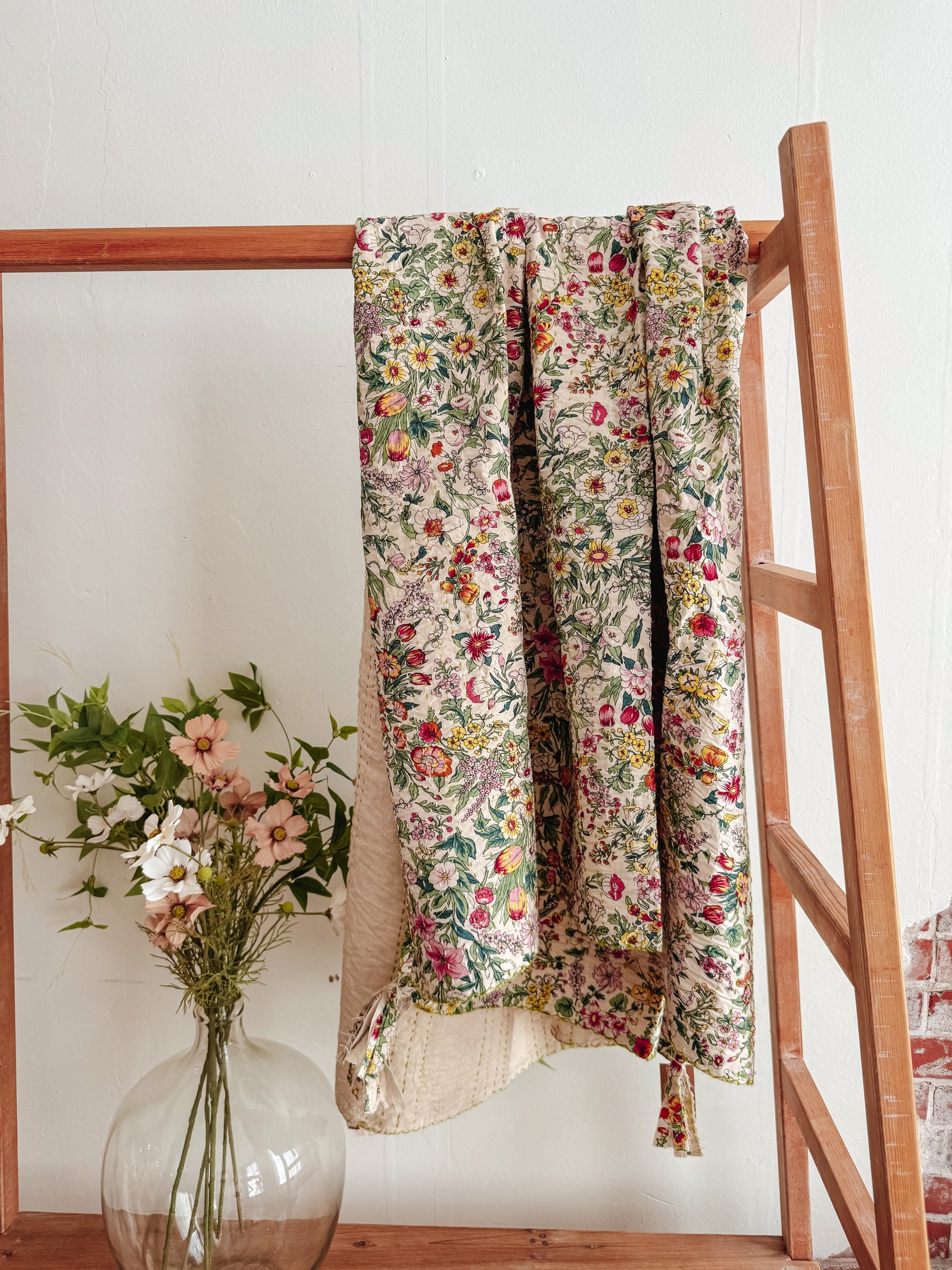 Mom Curated Gift Box | Floral Throw