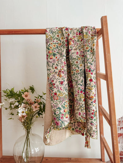 Mom Curated Gift Box | Floral Throw