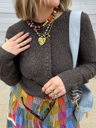 Blair Cable Knit Cardigan