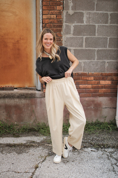 Miranda Pleated Trouser Pants