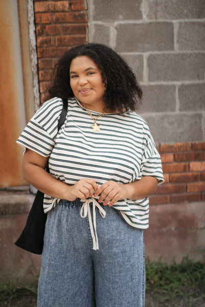 Zoey Relaxed Striped Tee