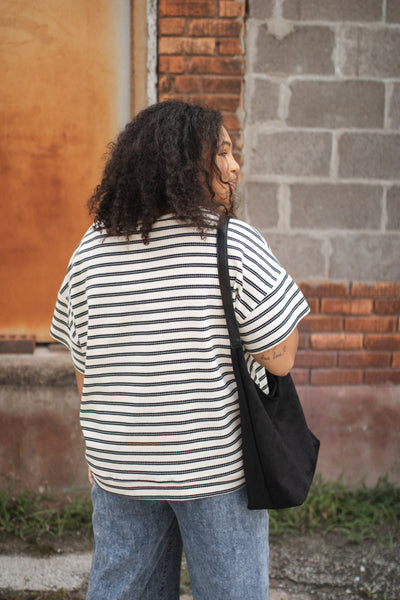 Zoey Relaxed Striped Tee