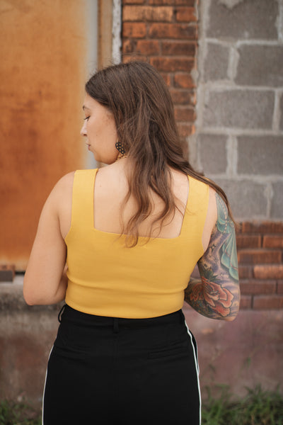 Nellie Wide Strap Knit Brami Top