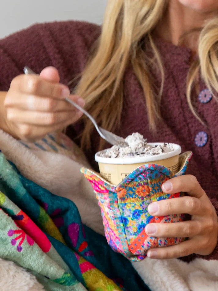 Floral Patchwork Ice Cream Cozy