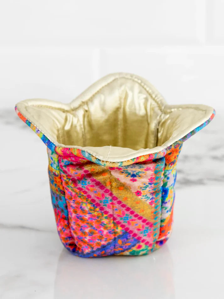 Floral Patchwork Ice Cream Cozy