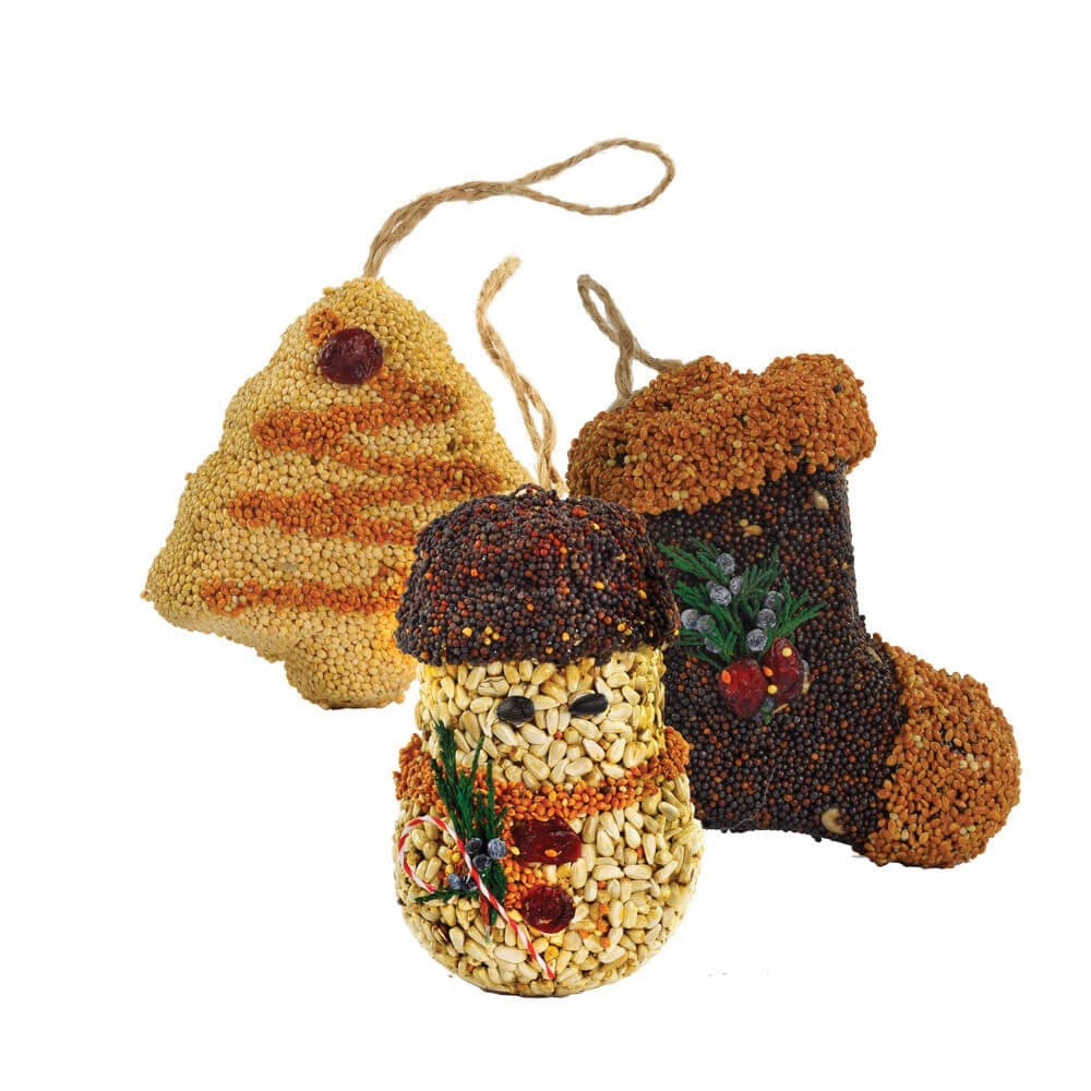 Holiday Icon Bird Seed Ornament