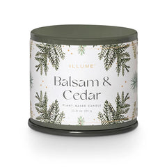 Balsam + Cedar Vanity Tin Candle