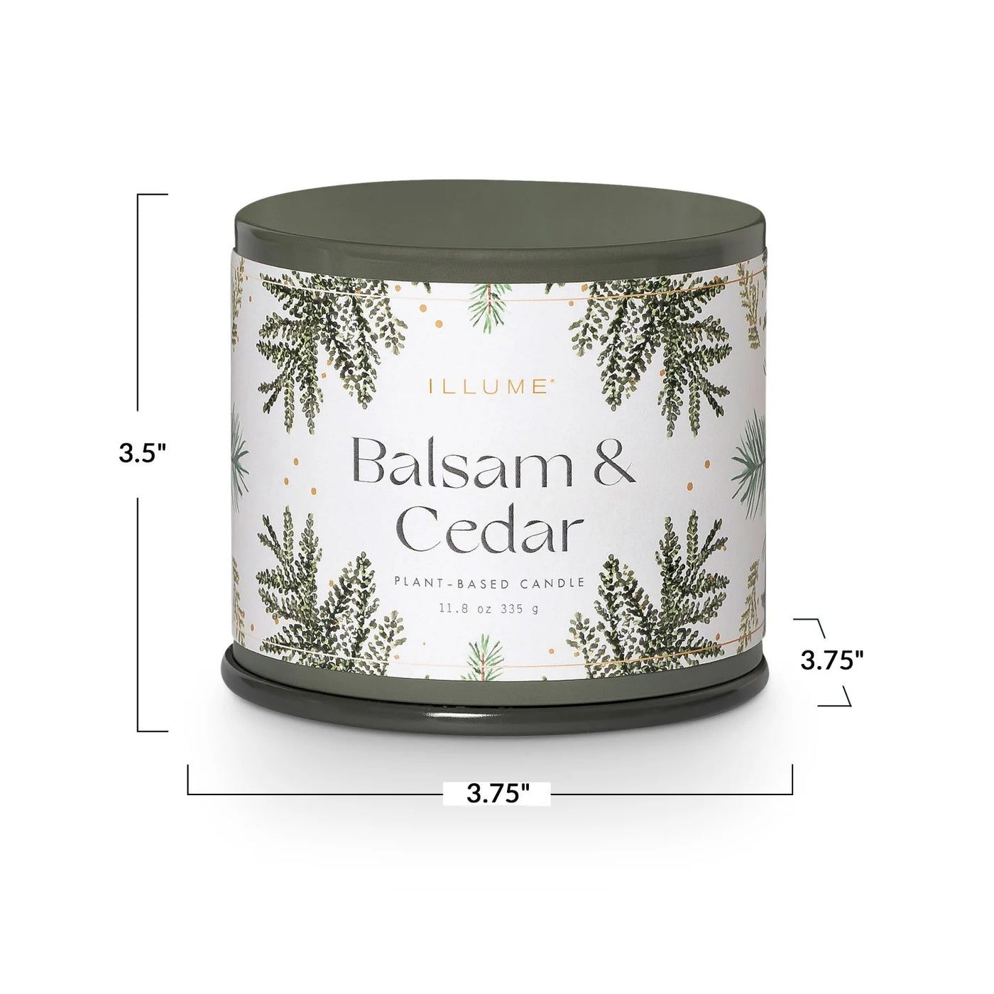 Balsam + Cedar Vanity Tin Candle