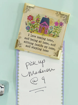 I Love Coming Home Corner Magnet