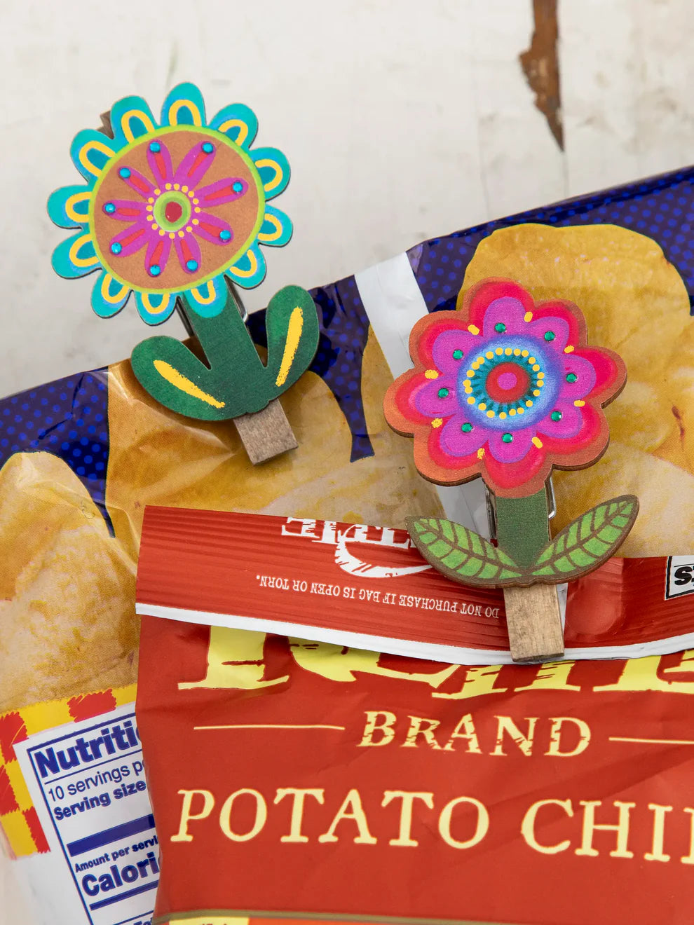 Flower Magnet Clips | Set of 2