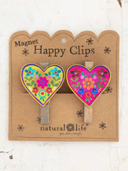 Heart Magnet Clips | Set of 2