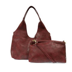Val 4-Pocket Hobo Bag with Removable Crossbody
