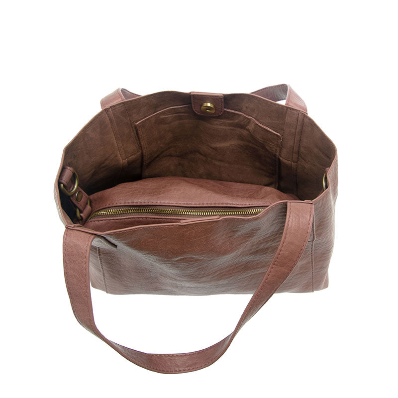 Lottie Medium Tote with Removable Crossbody