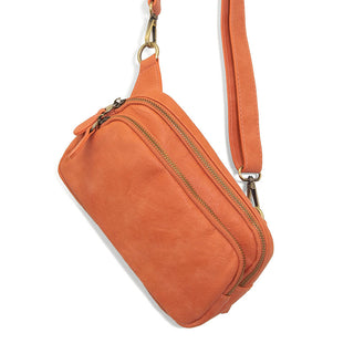 Kylie Double Zip Sling Bag