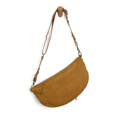 Nina Faux Suede Sling Bag