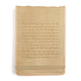 May Today There Be Peace Within Large Leather Journal