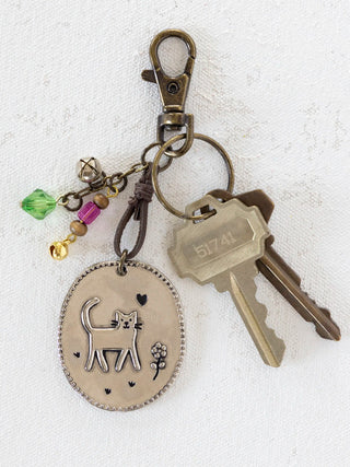 Cat Charm Keychain