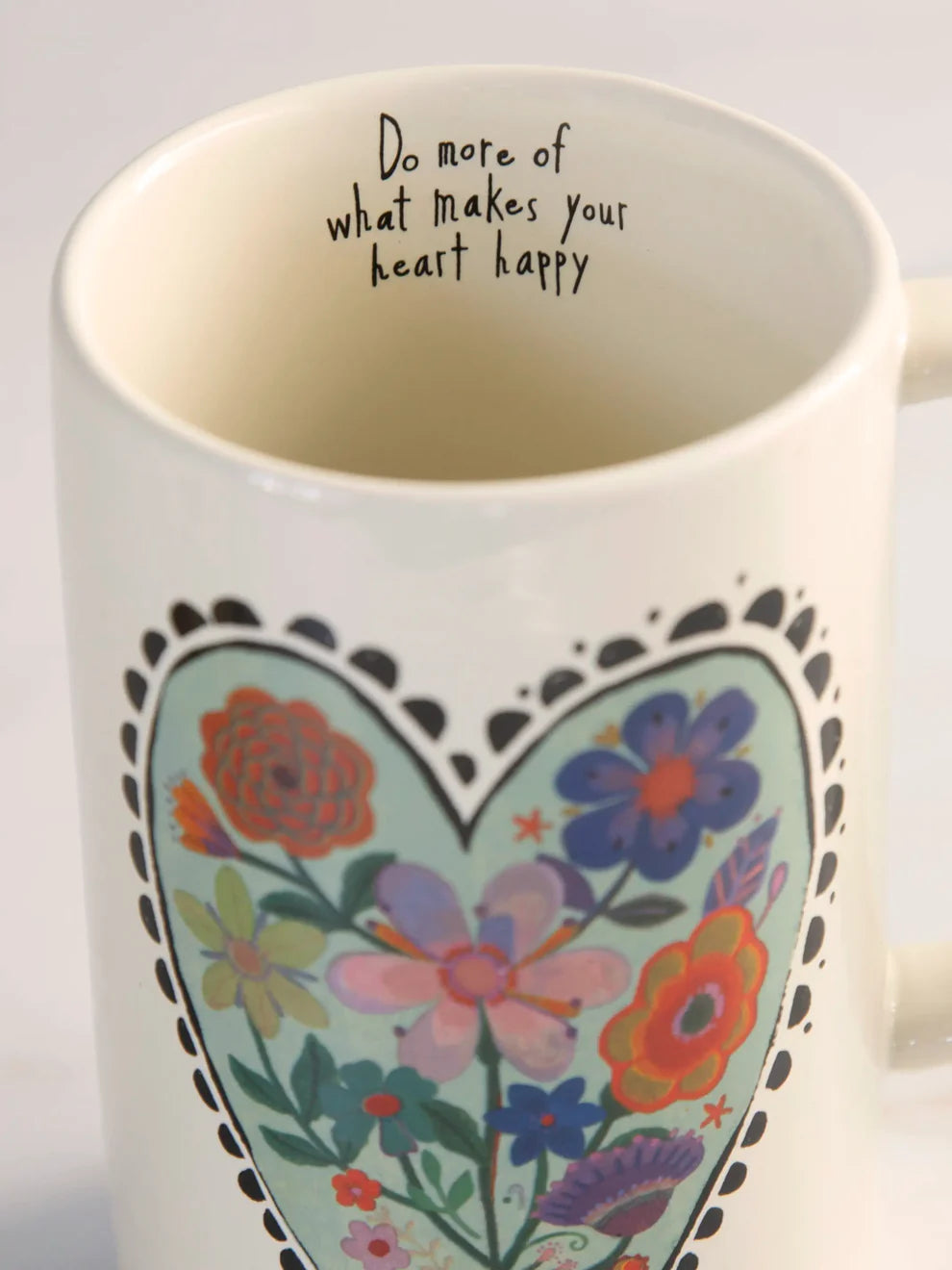 16oz. Heart Happy Latte Mug