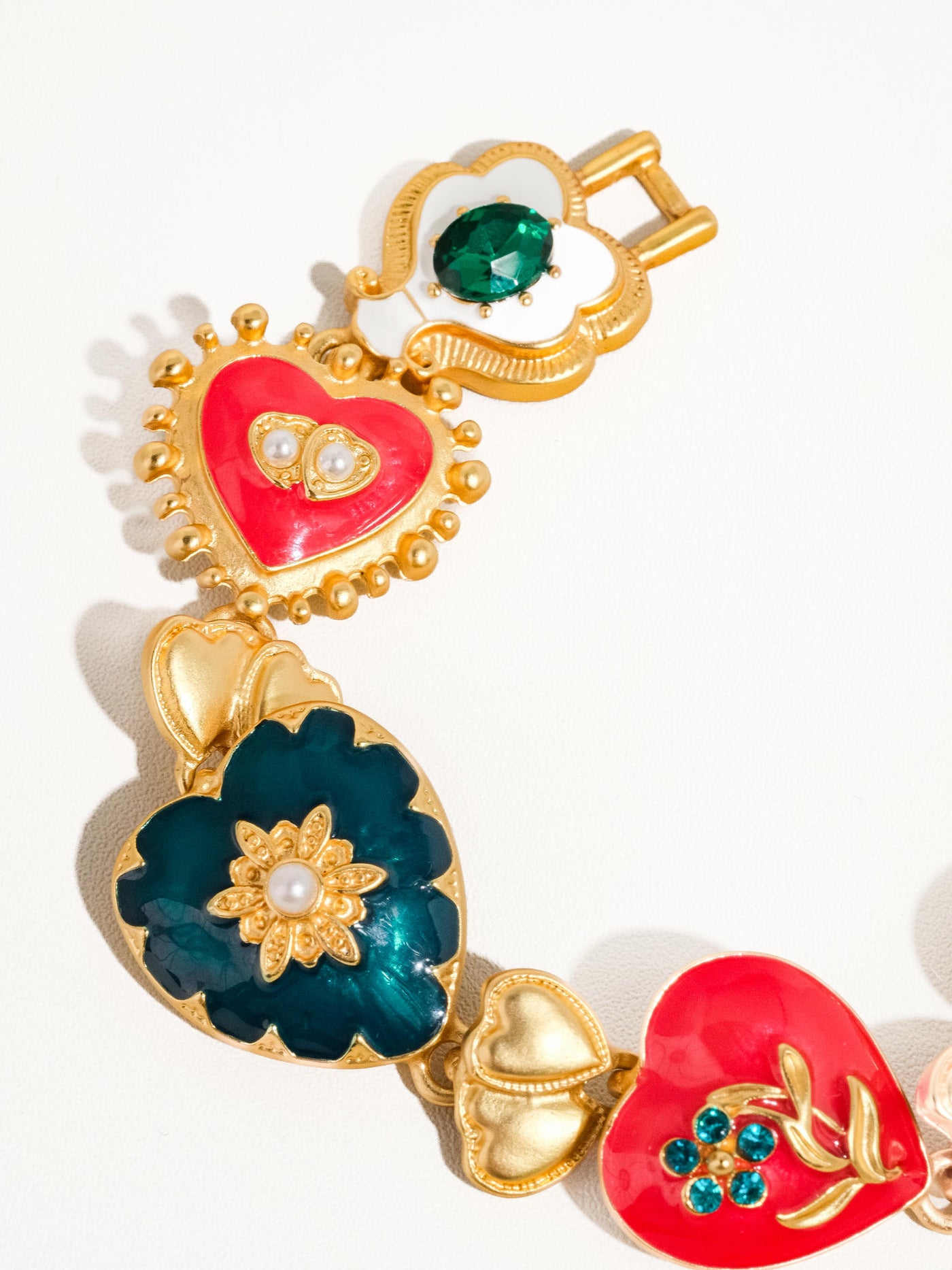 Elysian Baroque Heart Bracelet