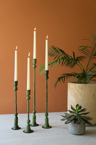 Iron Taper Holders | Set of 4