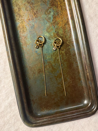 Emilee Charm Huggie Hoops