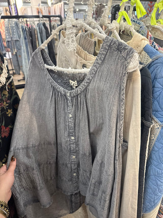 Ila Embroidered Tunic Tank