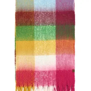 Logan Brushed Plaid Winter Scarf