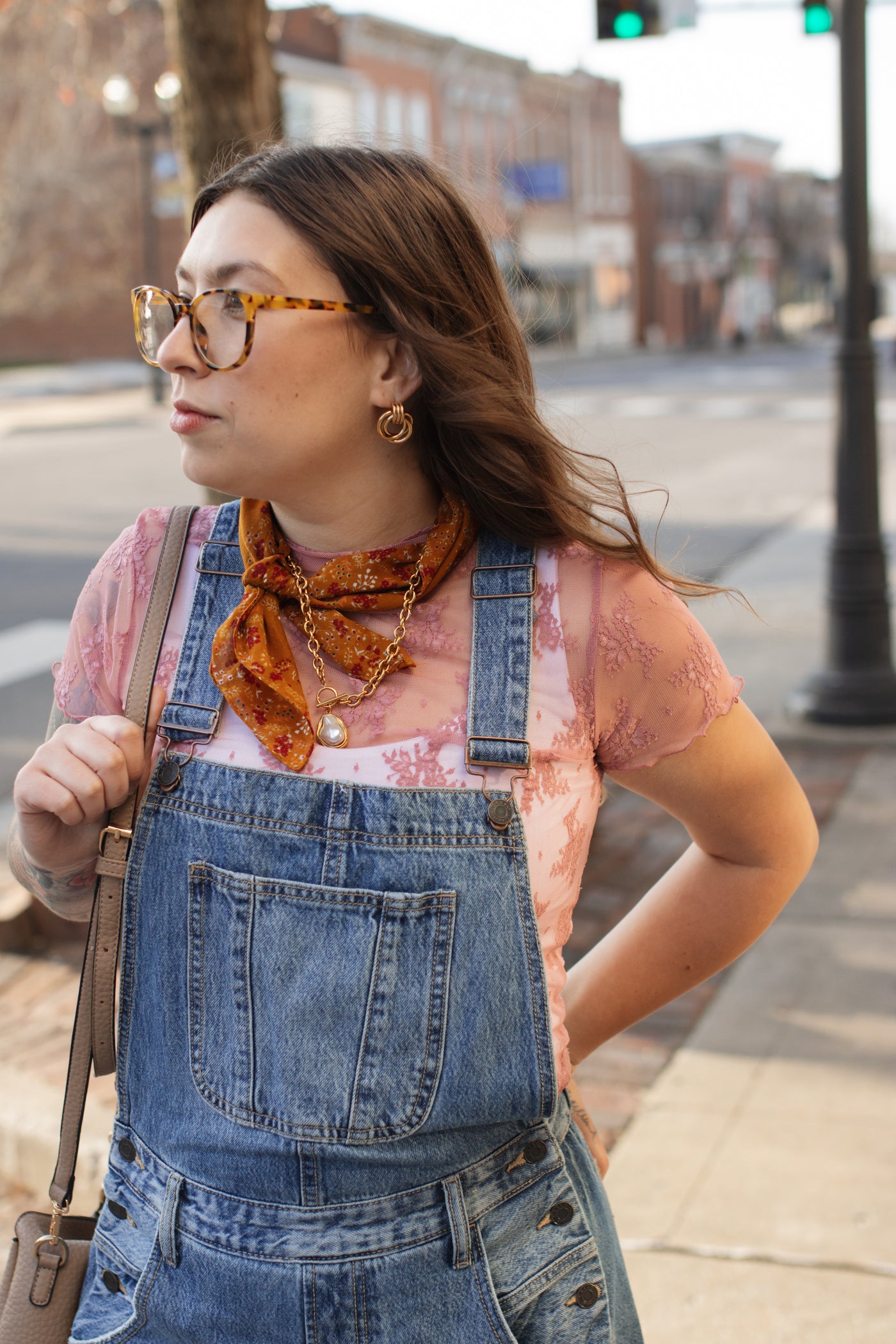 Nellie Lace Short Sleeve Top | Rose