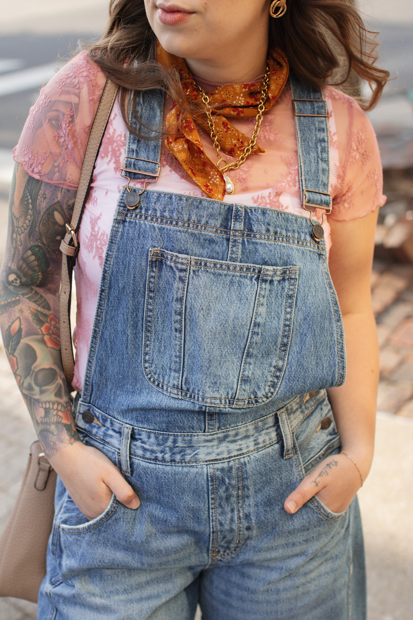 Nellie Lace Short Sleeve Top | Rose