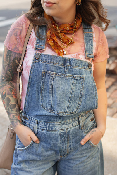 Nellie Lace Short Sleeve Top | Rose