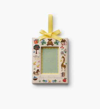 Rifle Paer Co. Baby's First Christmas Picture Frame Ornament