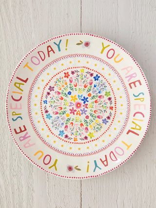 You Are Special Today Celebration Plate