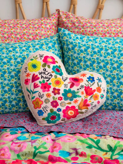 A Cozy Hug Weighted Heart Pillow