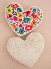 A Cozy Hug Weighted Heart Pillow