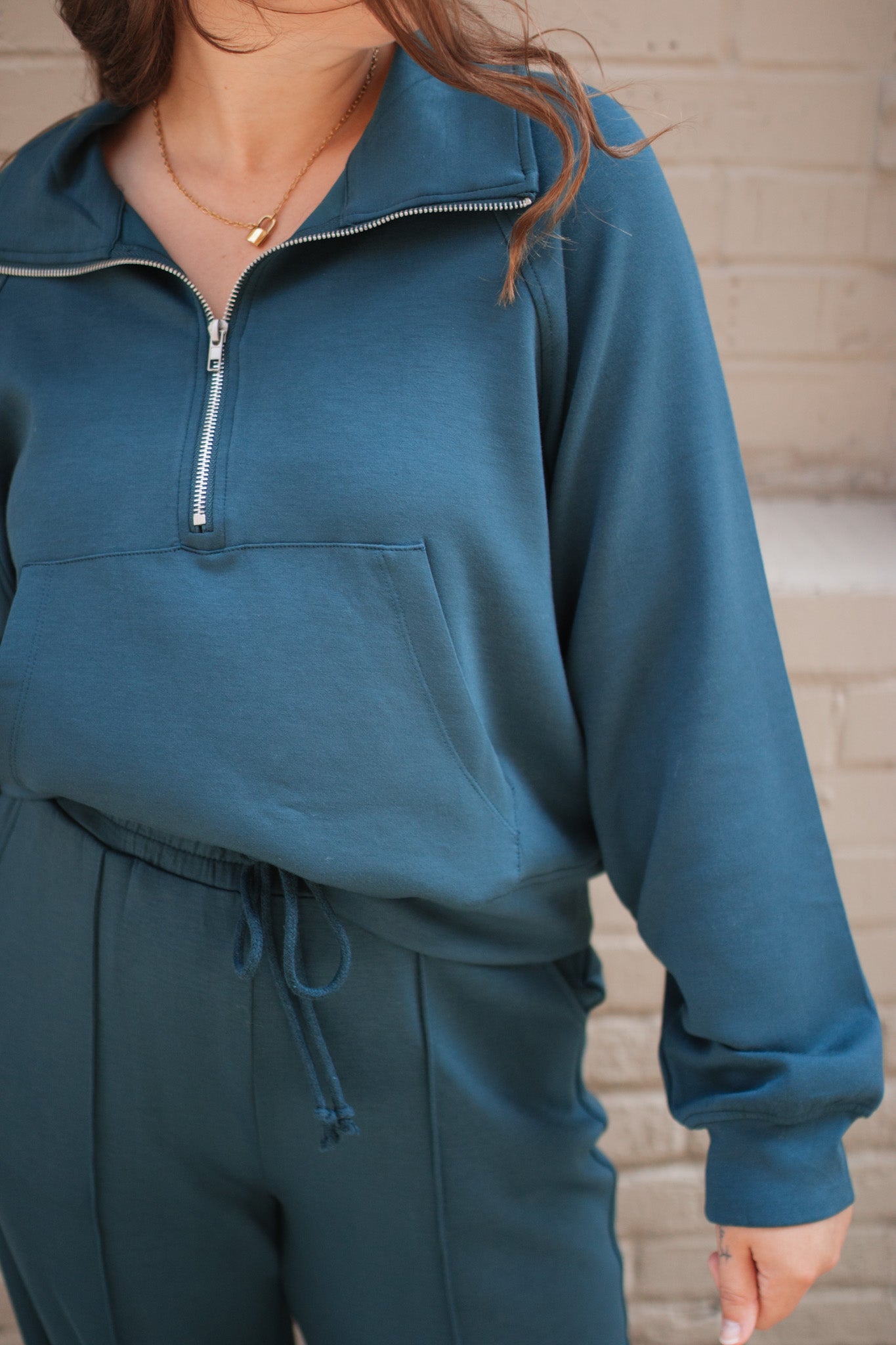 Riley Quarter Zip Pullover Sweatshirt