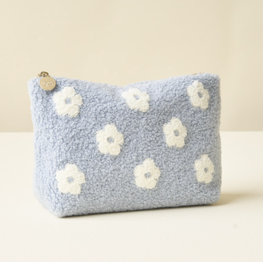 Floral Teddy Large Pouch