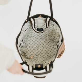 Tiffany Woven Organizer Tote Bag