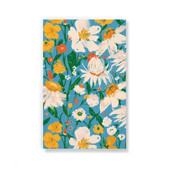 Blue Bouquet Layflat Journal Notebook