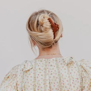 KAXI Scalloped Midi Hold Everything Claw