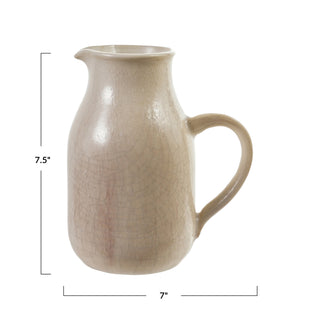 Reactive Glaze Stoneware Pitcher | 40 oz