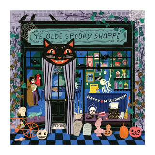 Ye Olde Spooky Shoppe Cat 500 Piece Puzzle
